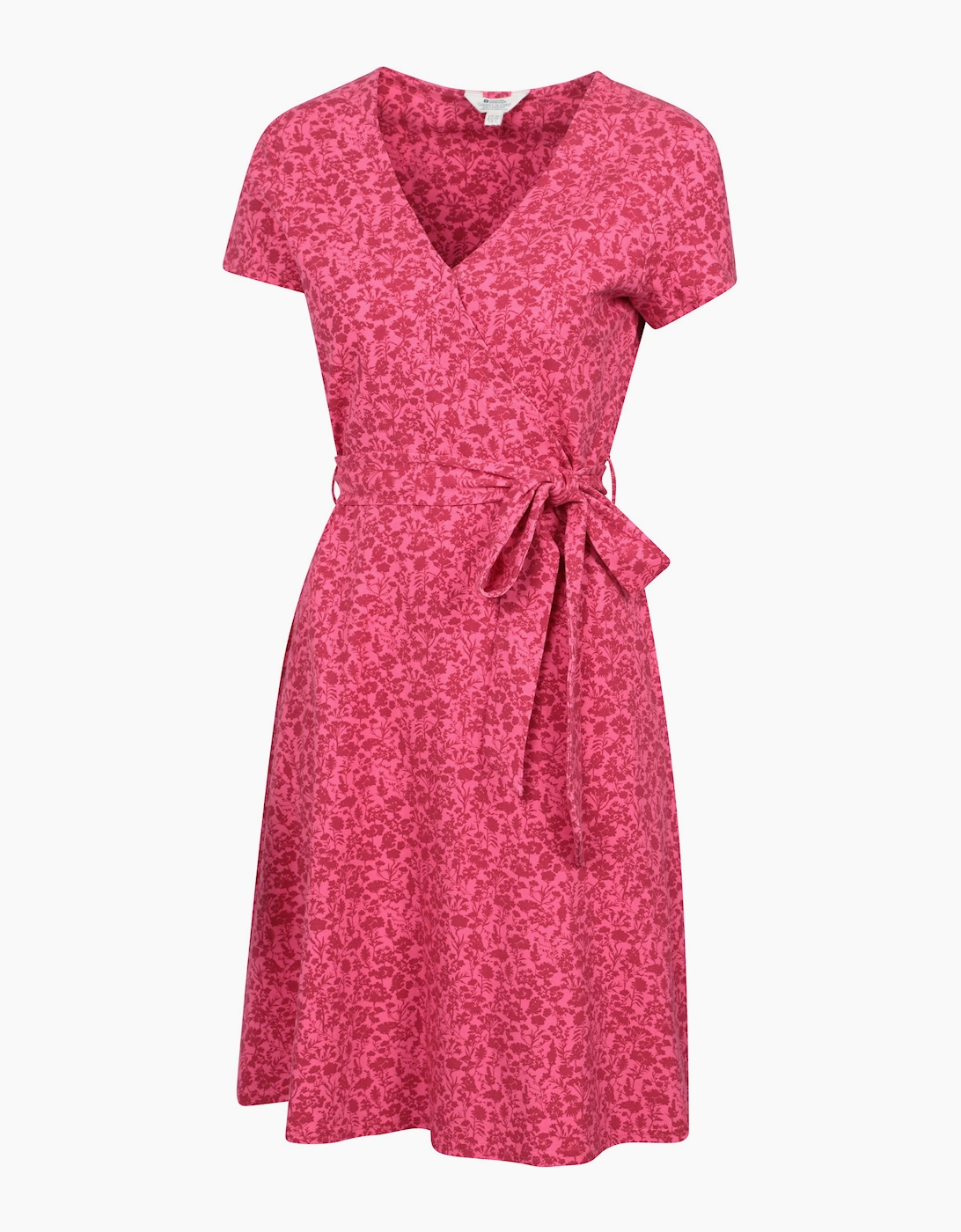Women's Mountain Warehouse Womens/Ladies Santorini Flower Jersey Wrap Dress - Red