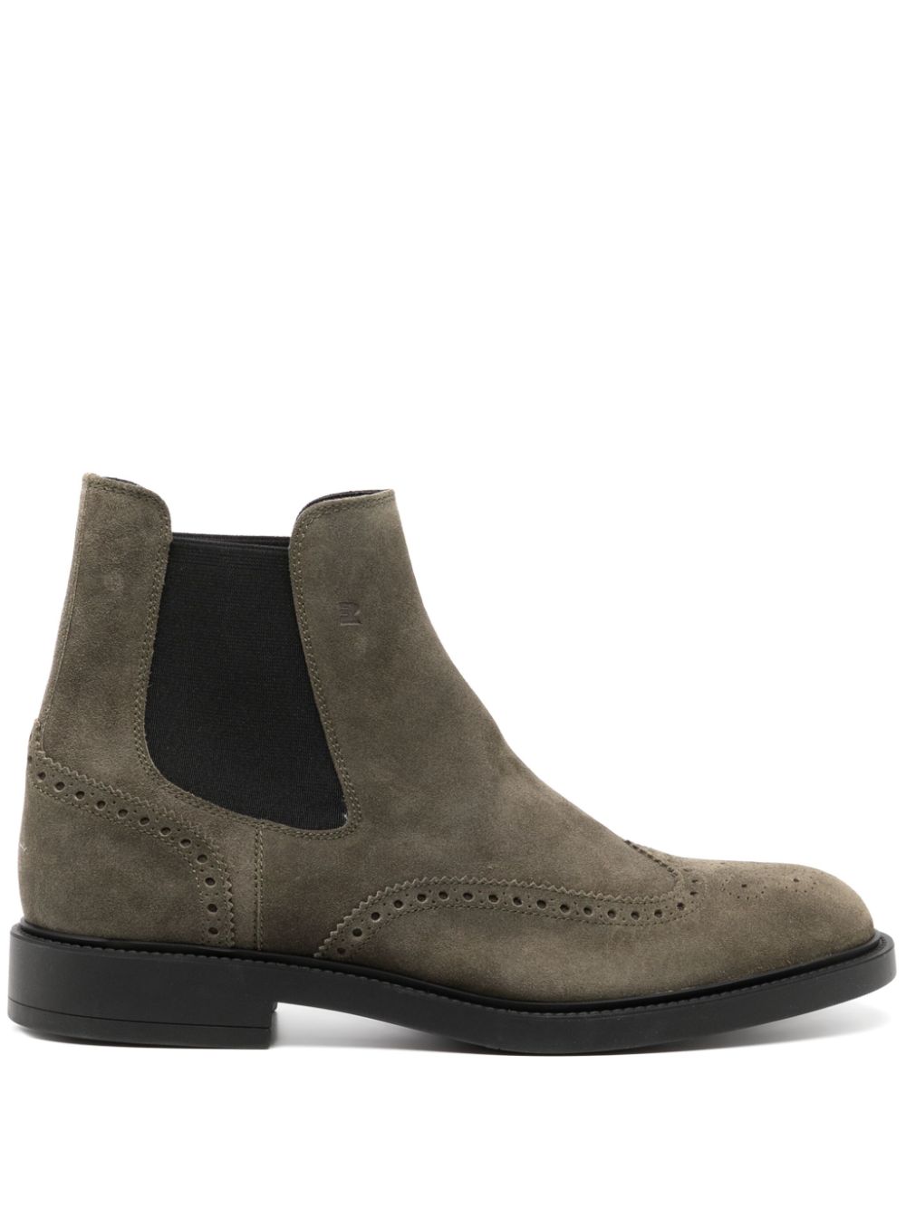 Suede chelsea boots - Green