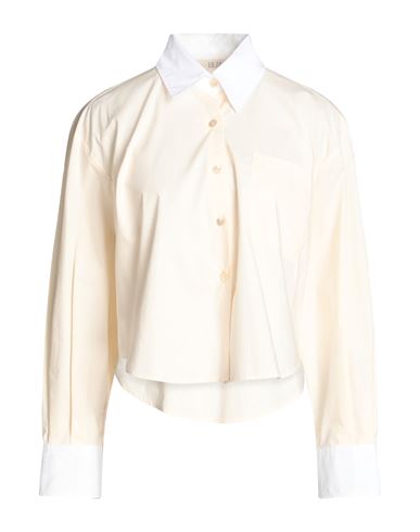 Woman Shirt Ivory Size 6 Cotton
