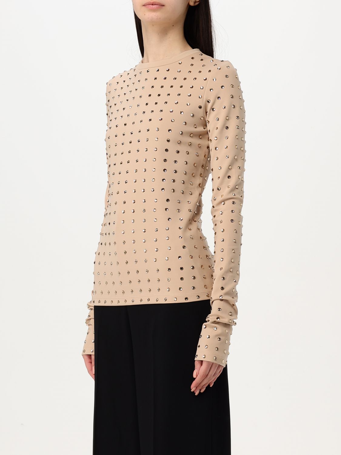 T-Shirt SPORTMAX Woman color Nude