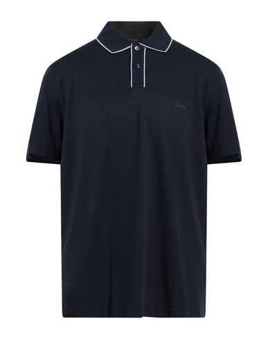 Man Polo shirt Midnight blue Size 4XL Cotton