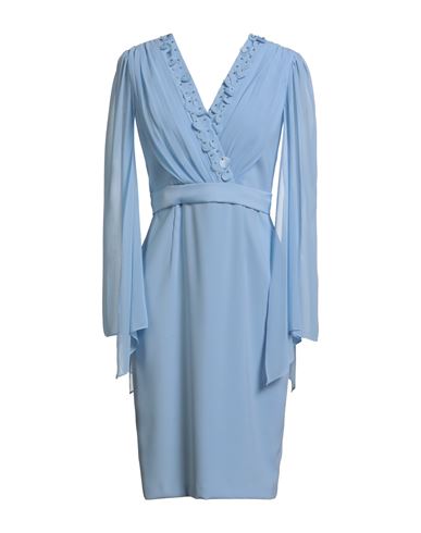 Camilla Milano Woman Midi dress Light blue Size 6 Polyester, Elastane