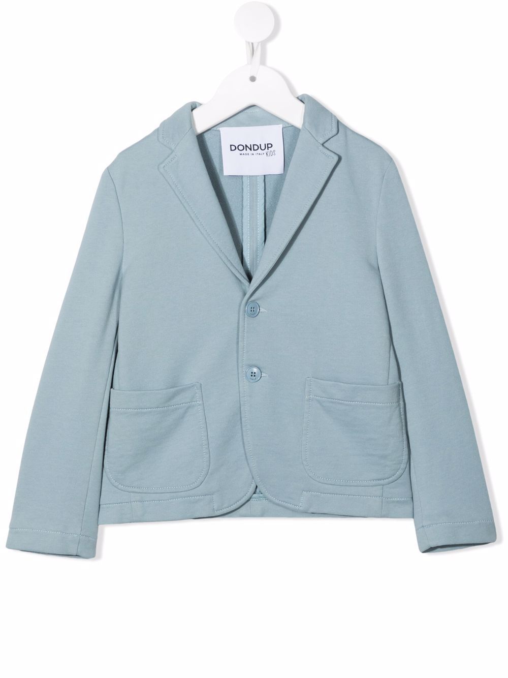Single-breasted tailored blazer - Blue