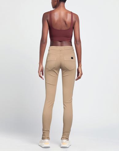 Woman Jeans Khaki Size 27 Cotton, Elastomultiester, Elastane