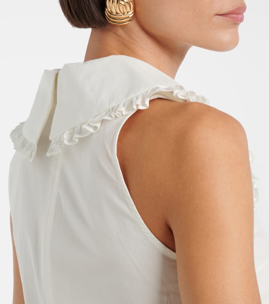 Ruffled cotton top
