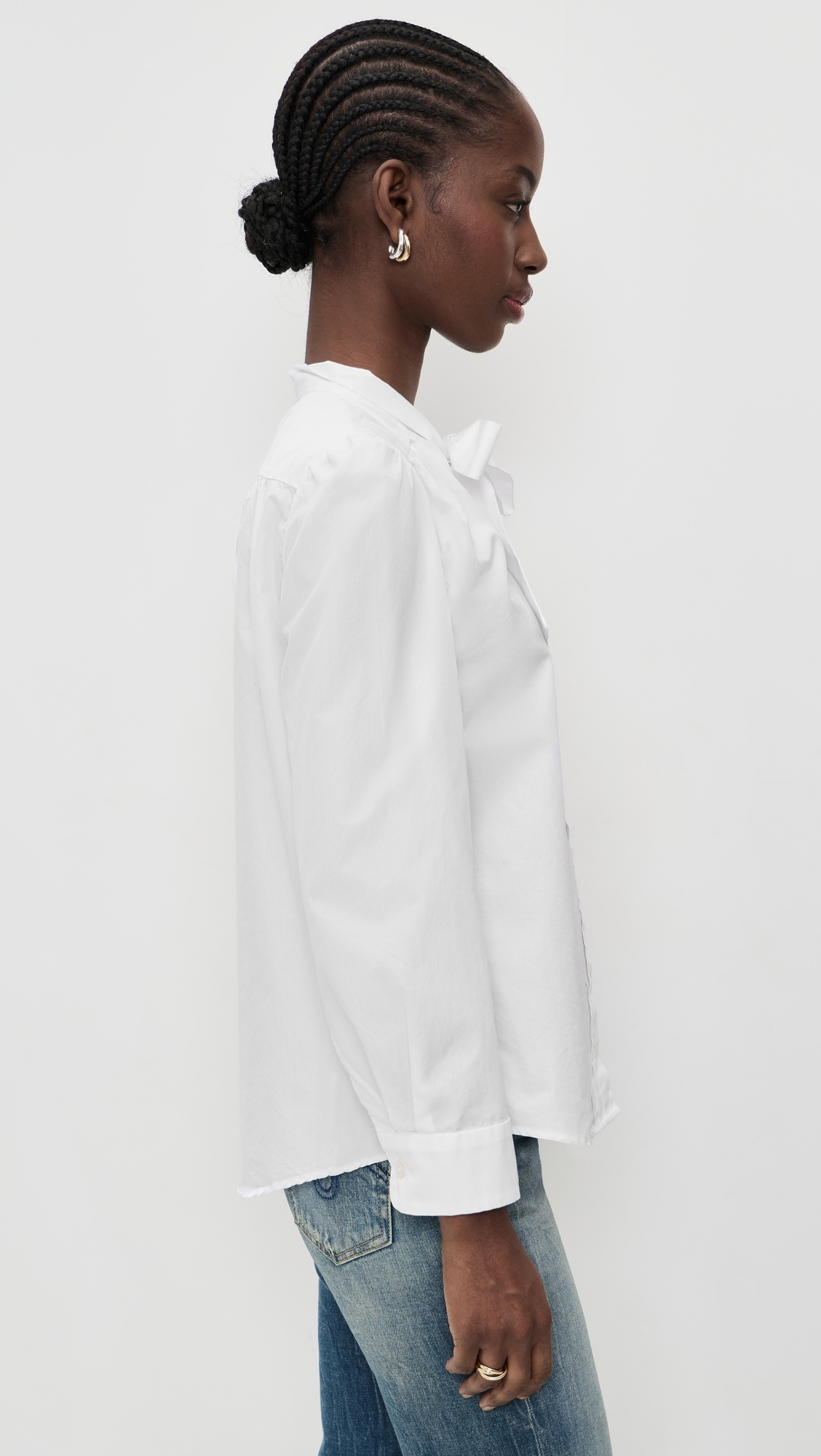 Neck Tie Shirt White