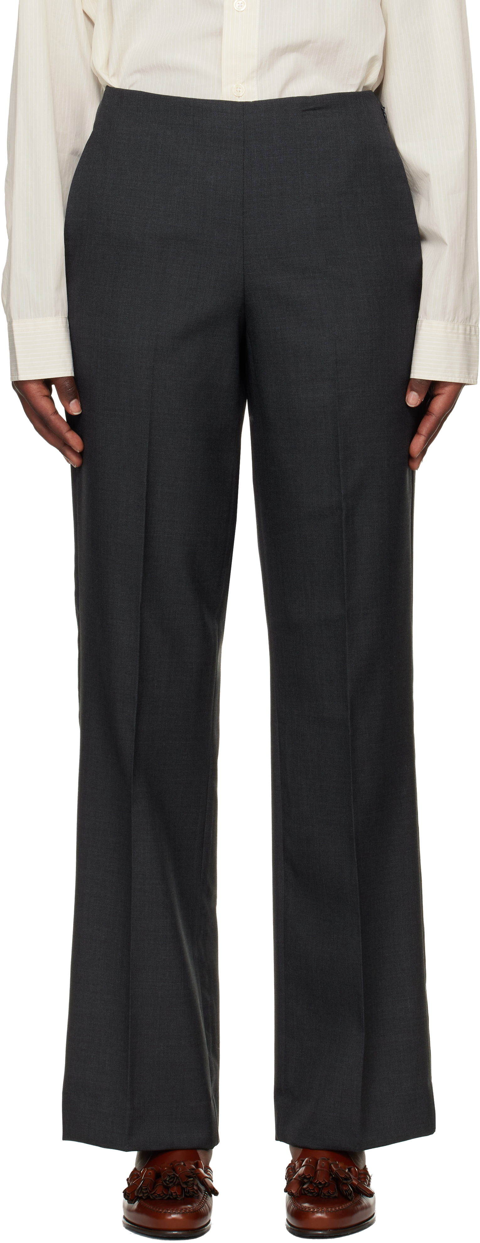 Gray Taper Trousers