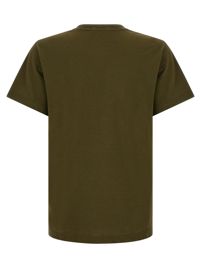 Green Solid Crew Neck T-Shirt