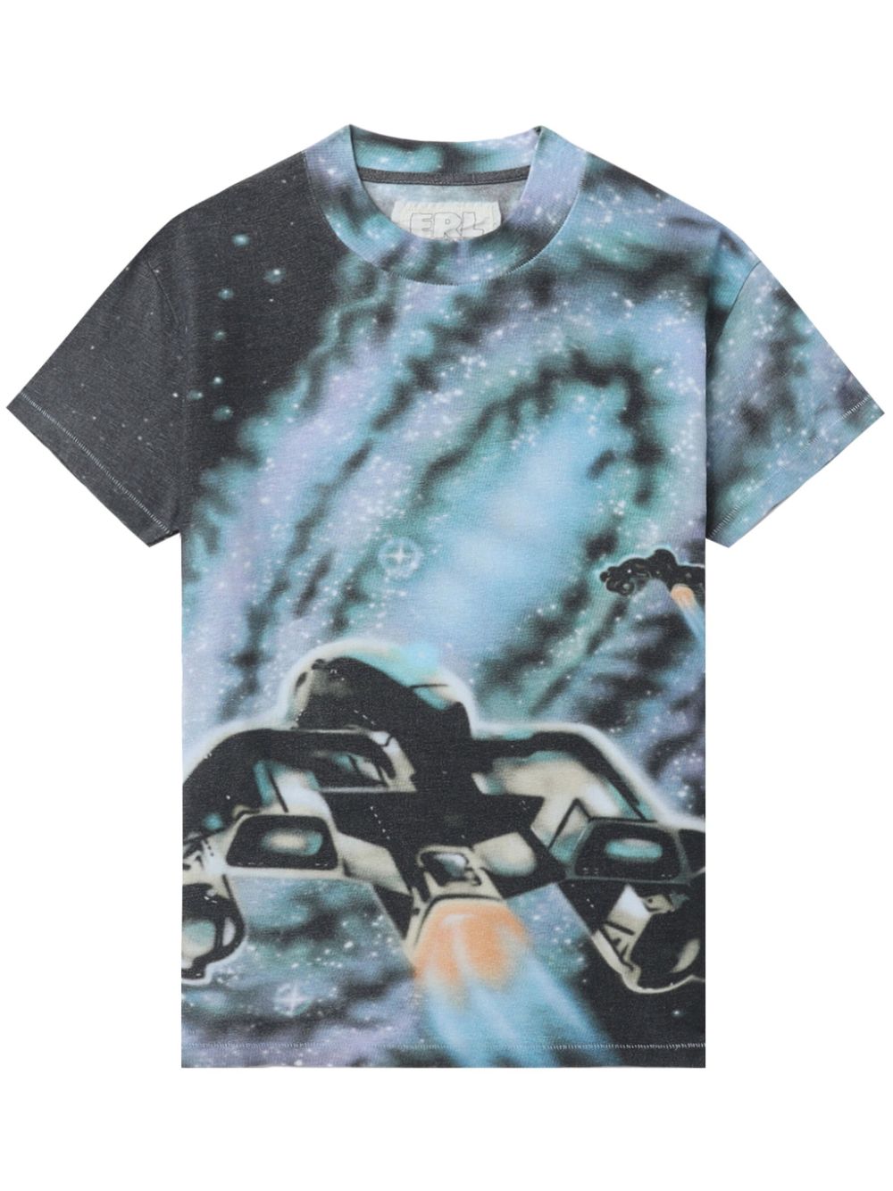 Space-print t-shirt - Grey