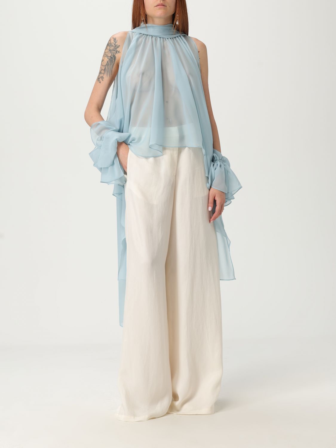 Pants Woman color White