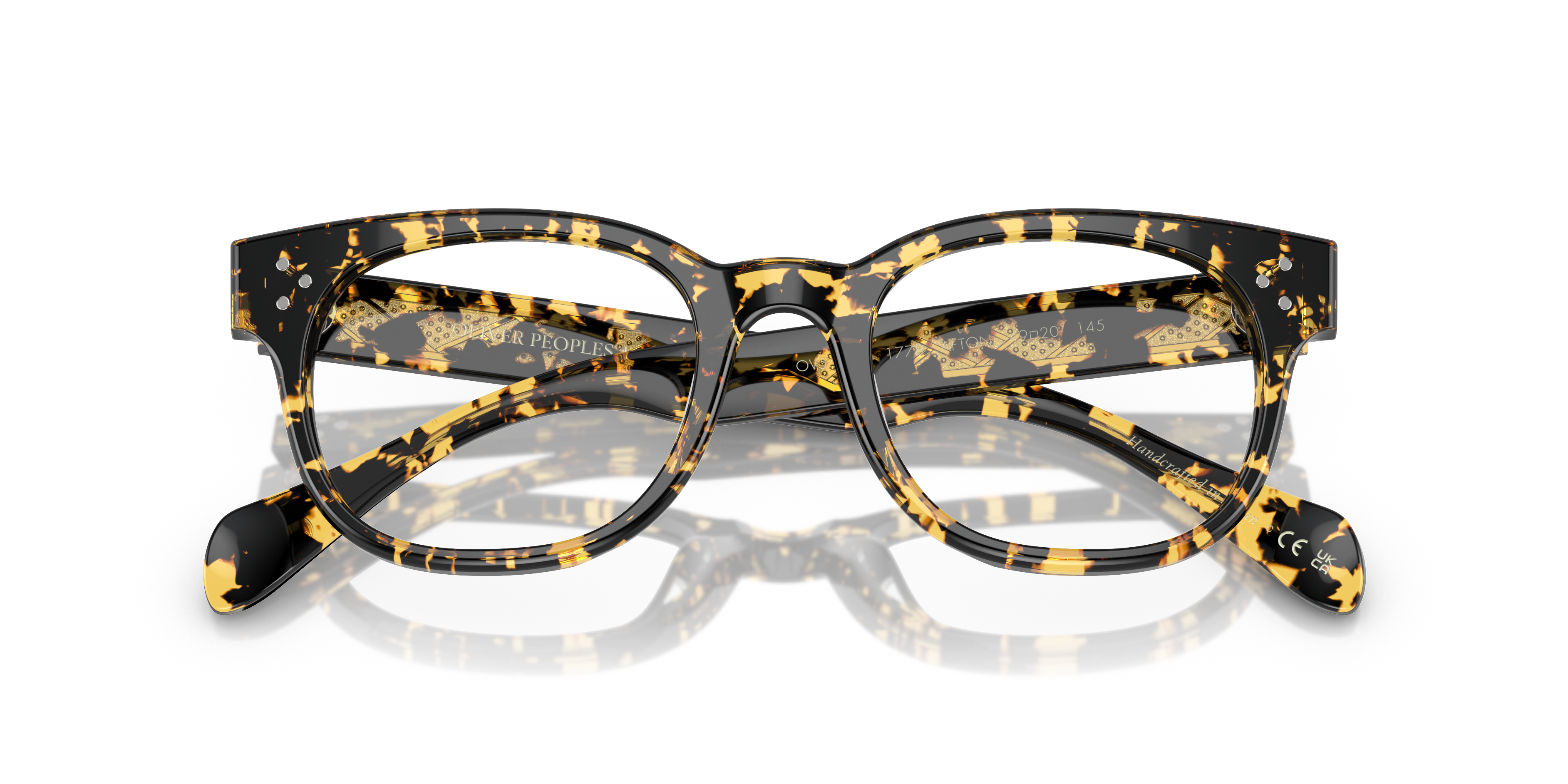 Oliver Peoples Unisex Oliver Peoples OV5545U AFTON 1778 Montature da vista Acetato Tartaruga Trasparente Squadrata Normale