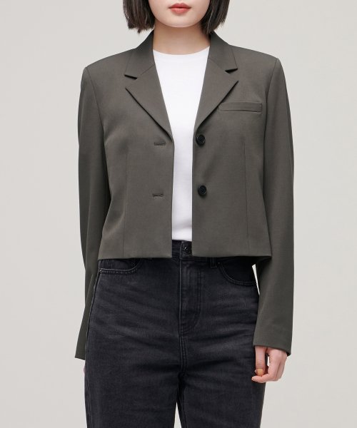 WOMENS CROPPED BLAZER