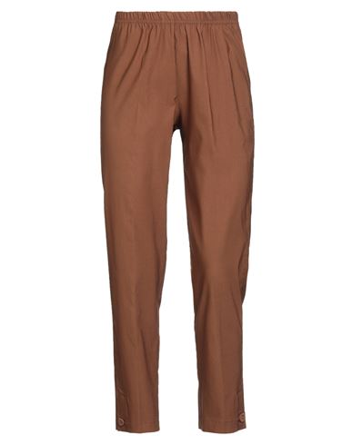 Woman Pants Brown Size M Viscose, Nylon, Elastane