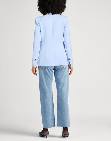 Woman Blazer Sky blue Size 4 Polyester, Elastane
