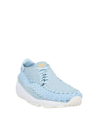 Man Sneakers Sky blue Size 11 Textile fibers