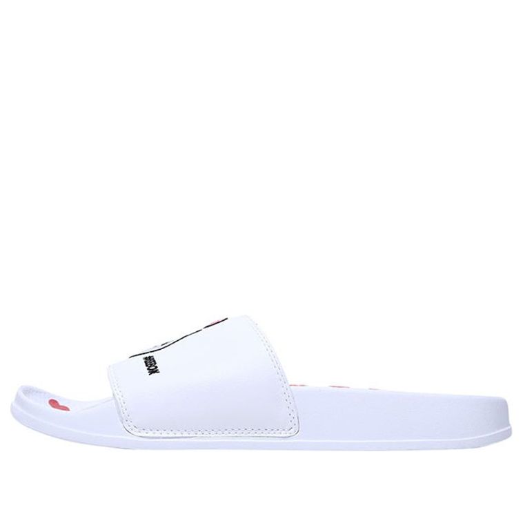 Classic Love White Slippers