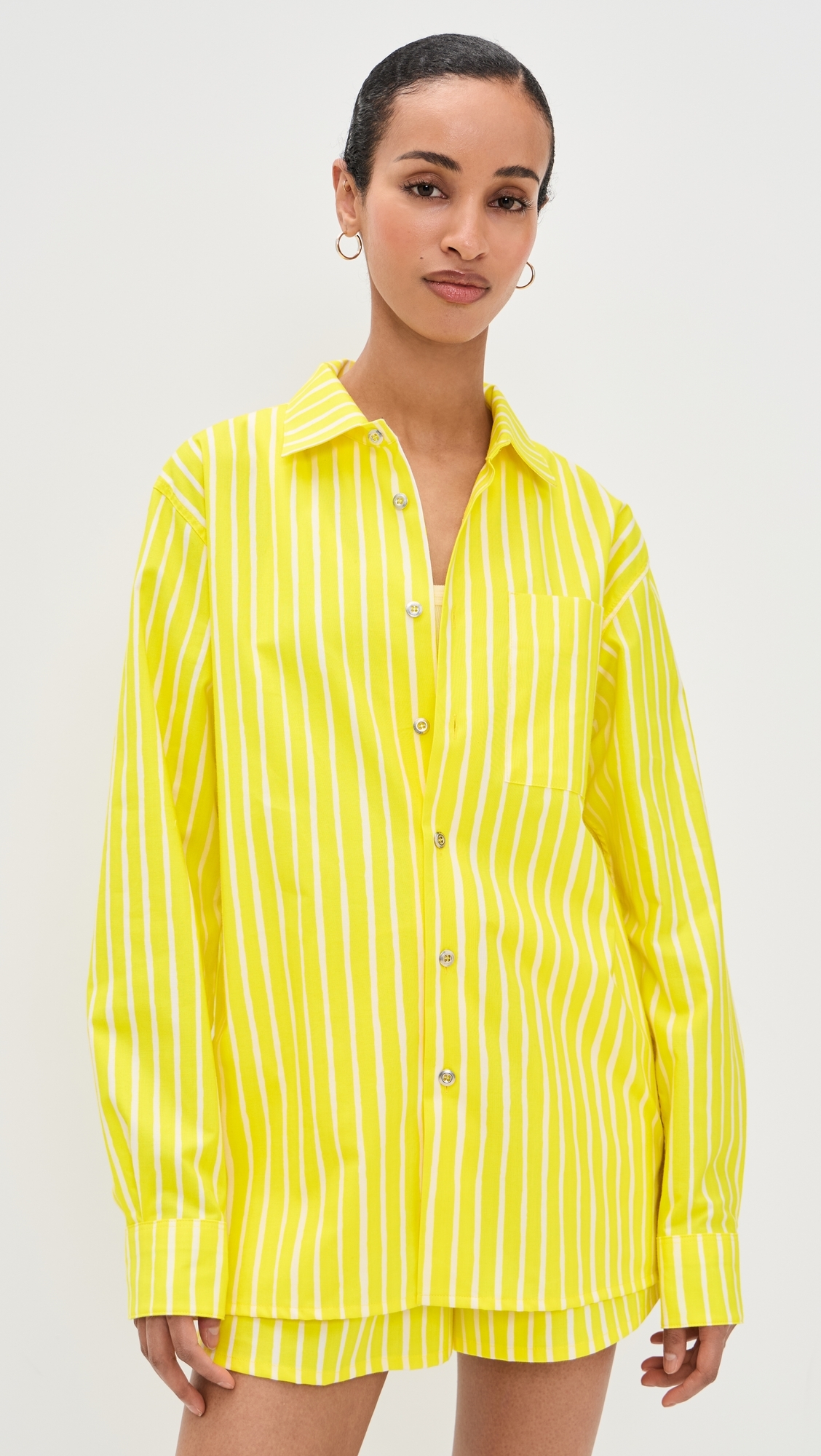 Jokapoika Kioski Button Down Shirt YELLOW