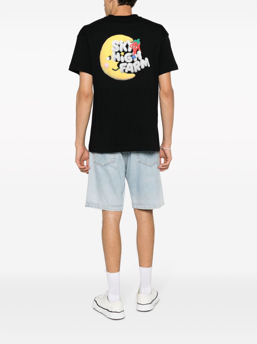 Sky High Farm Workwear Logo Baumwoll -T -Shirt