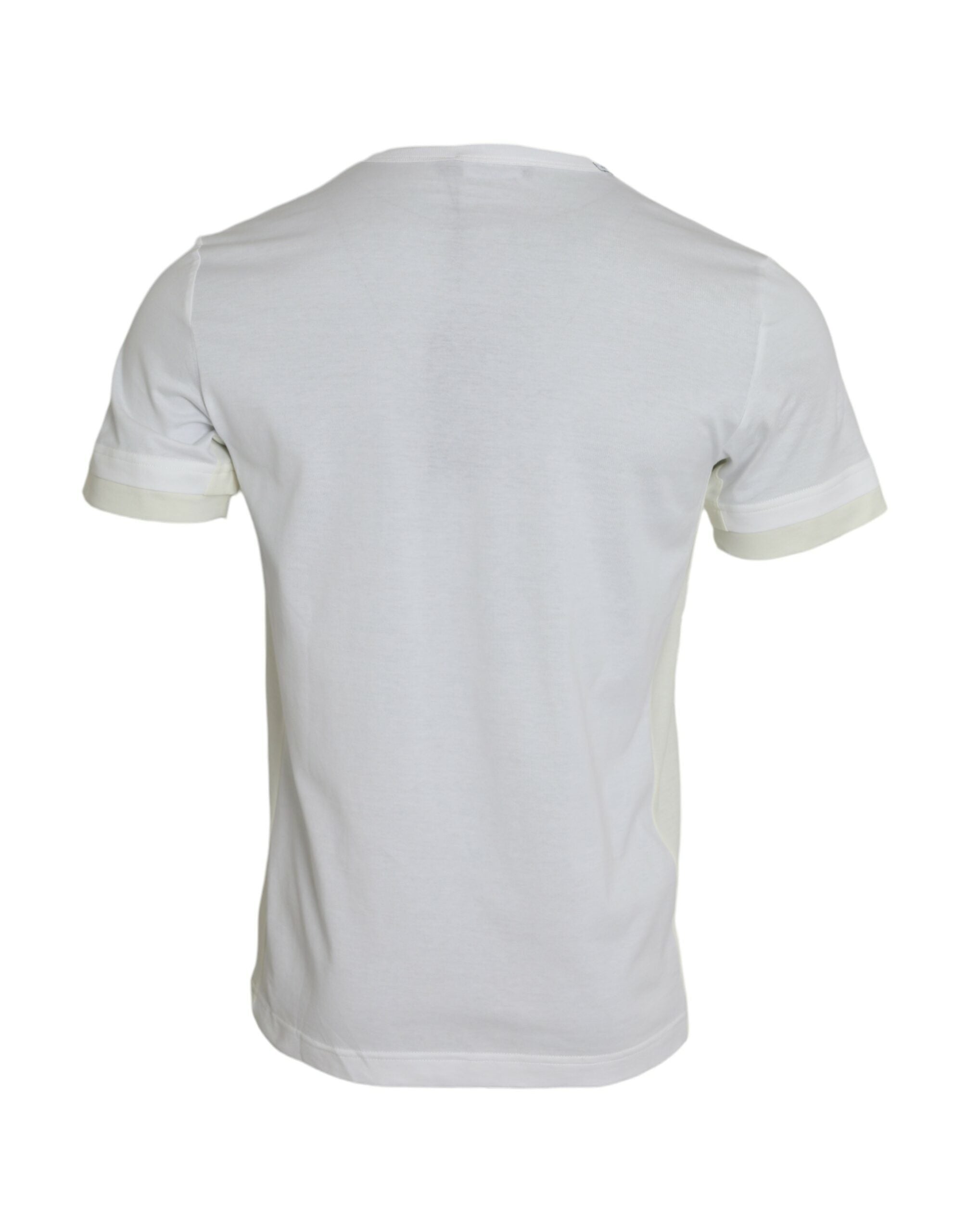 Cotton Pocket Crew Neck T-Shirt — White