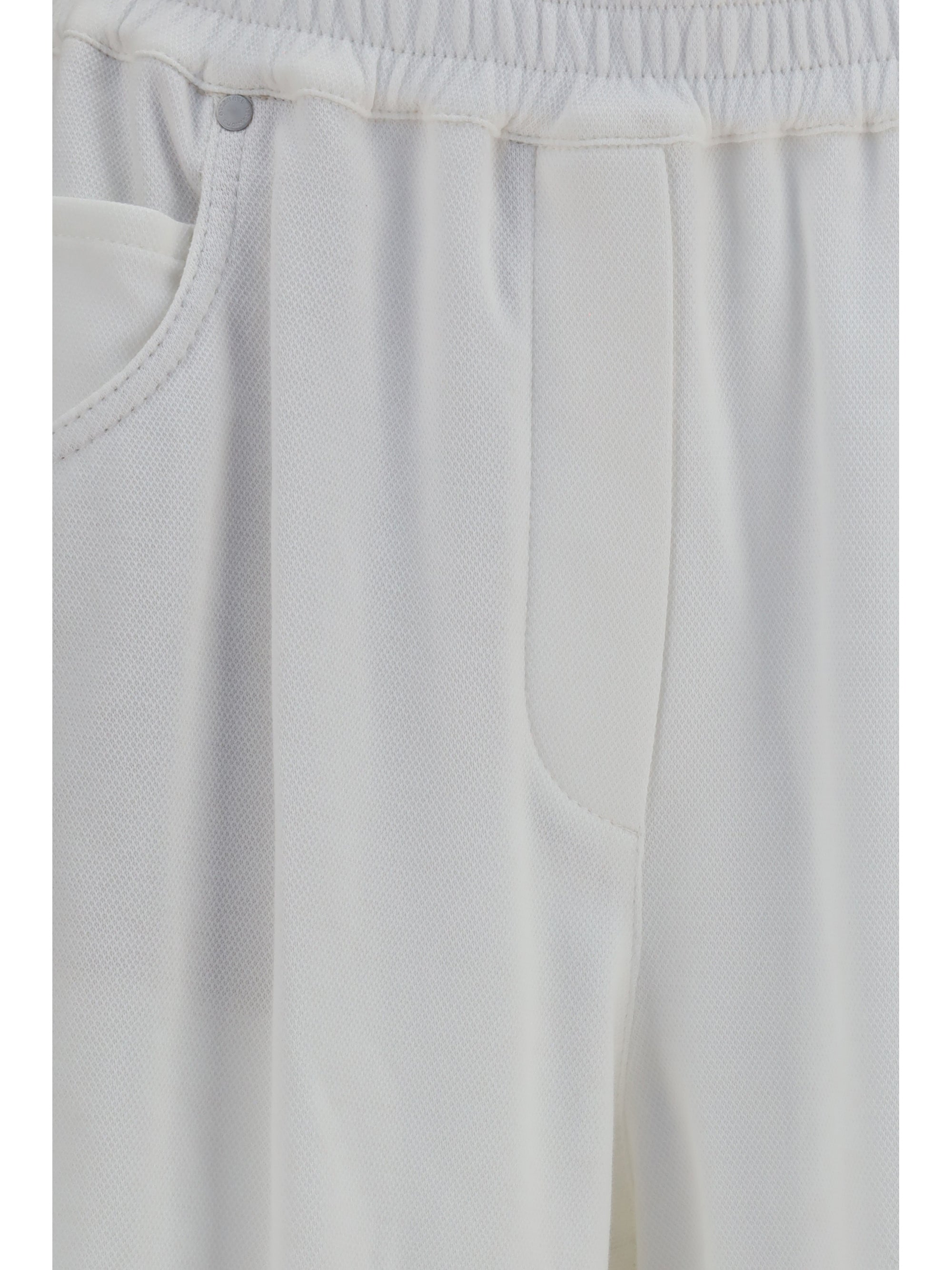Cotton Piqué Shorts — White