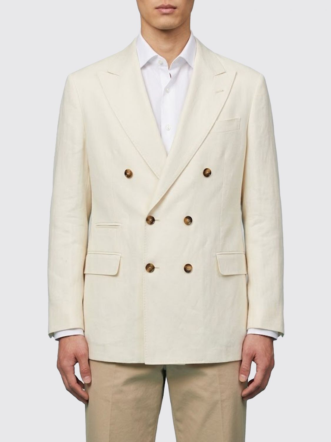Jacket Men color White