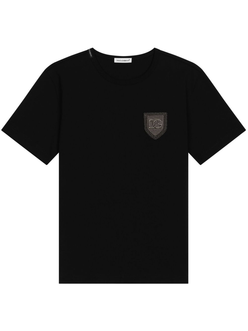 Logo-patch T-shirt - Black