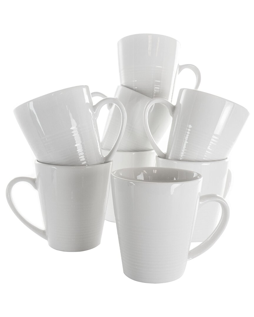 Amie 8pc Porcelain Mug Set