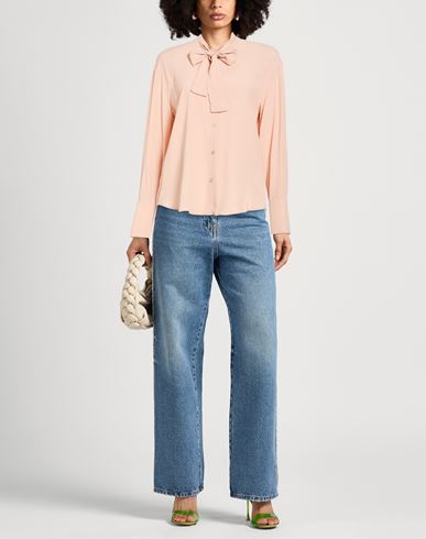 Caractère Woman Shirt Blush Size 12 Acetate, Silk