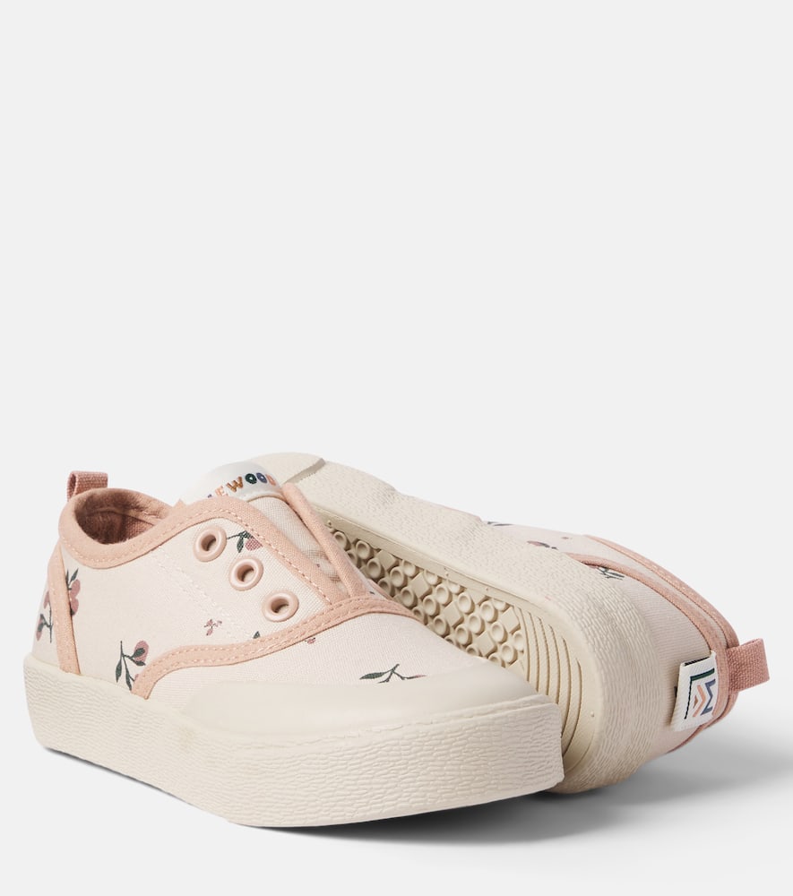 Danilo floral canvas slip-on shoes