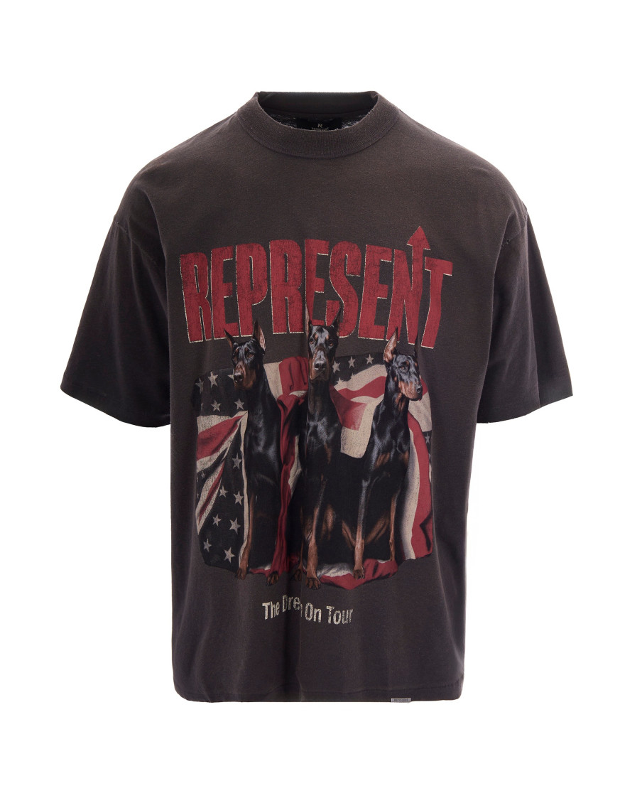 Brown Graphic T-Shirt