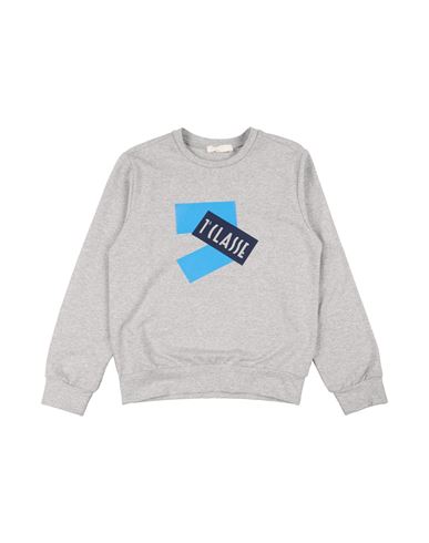Kid Boy Sweatshirt Grey Size 10 Cotton, Elastane