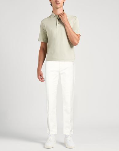 Jacob Cohёn Man Jeans Ivory Size 30 Cotton, Elastane