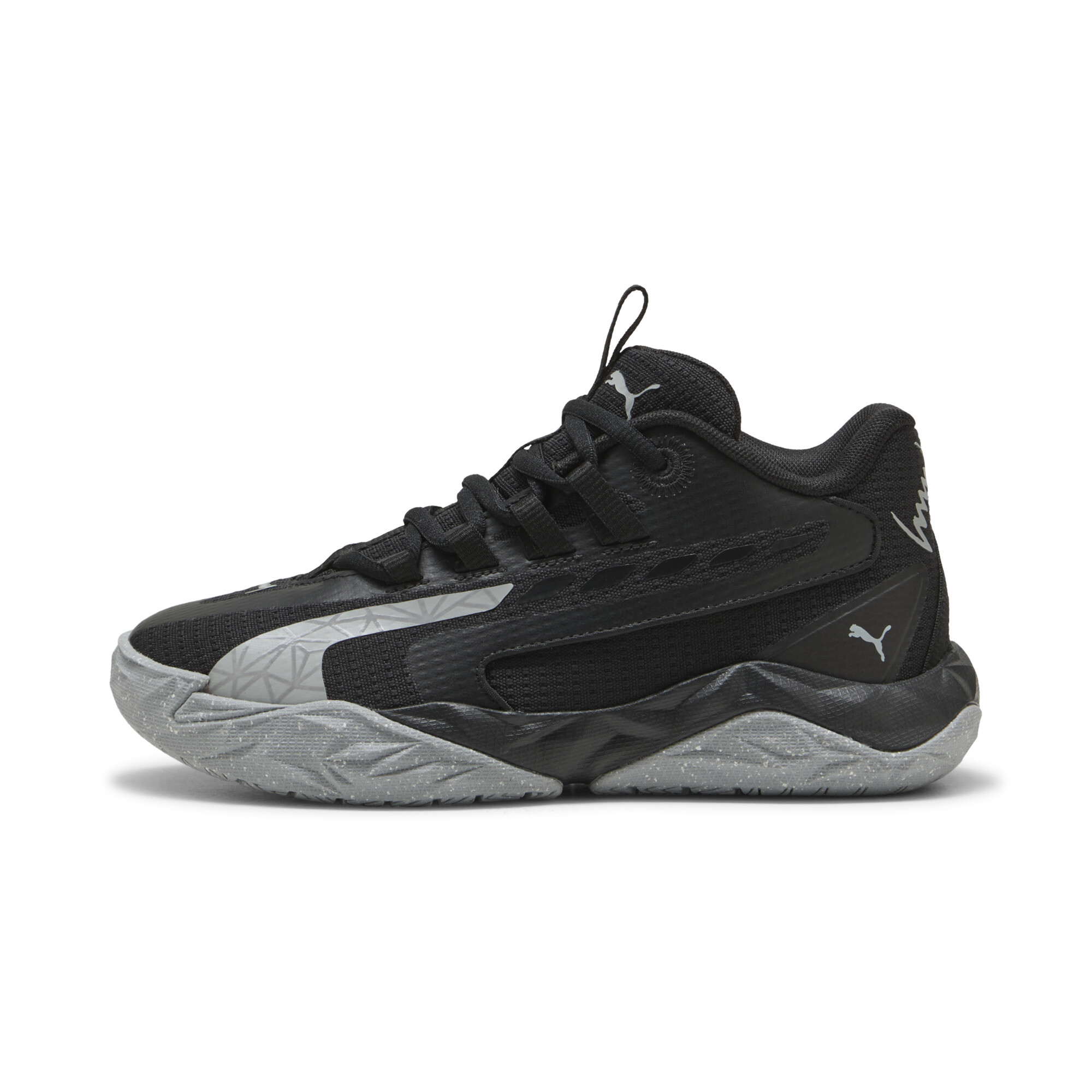 PUMA Dagger 2 Mid Big Kids' Basketball Shoes in Black
