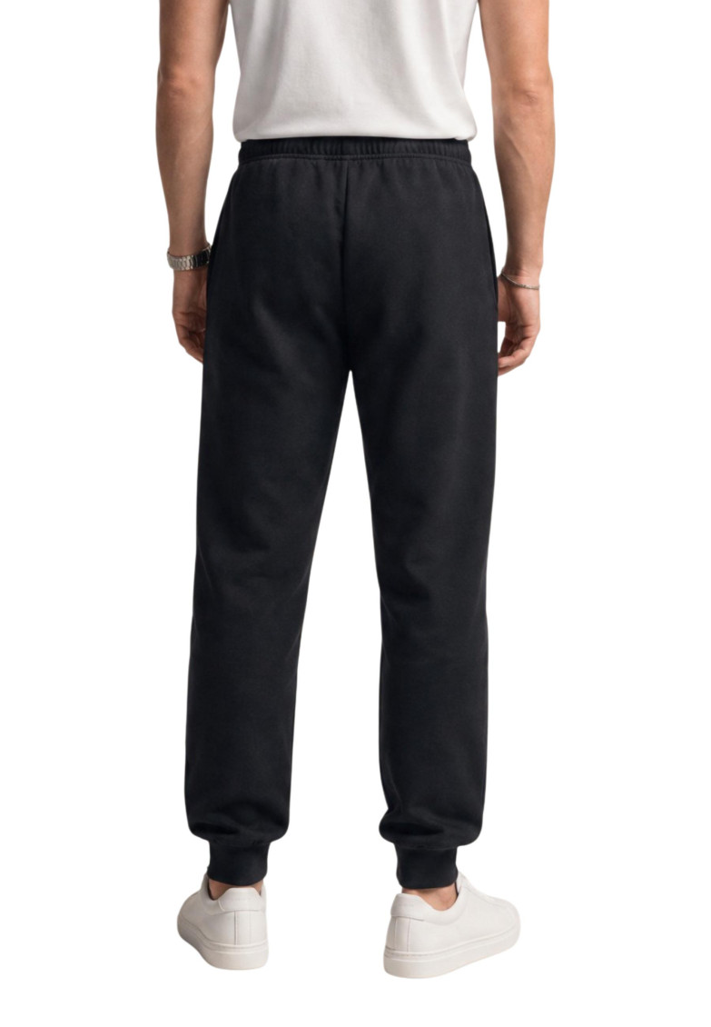 Black Logo Regular Joggers
