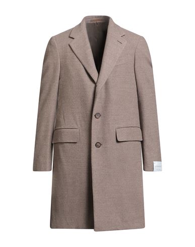 Man Coat Light brown Size 40 Wool