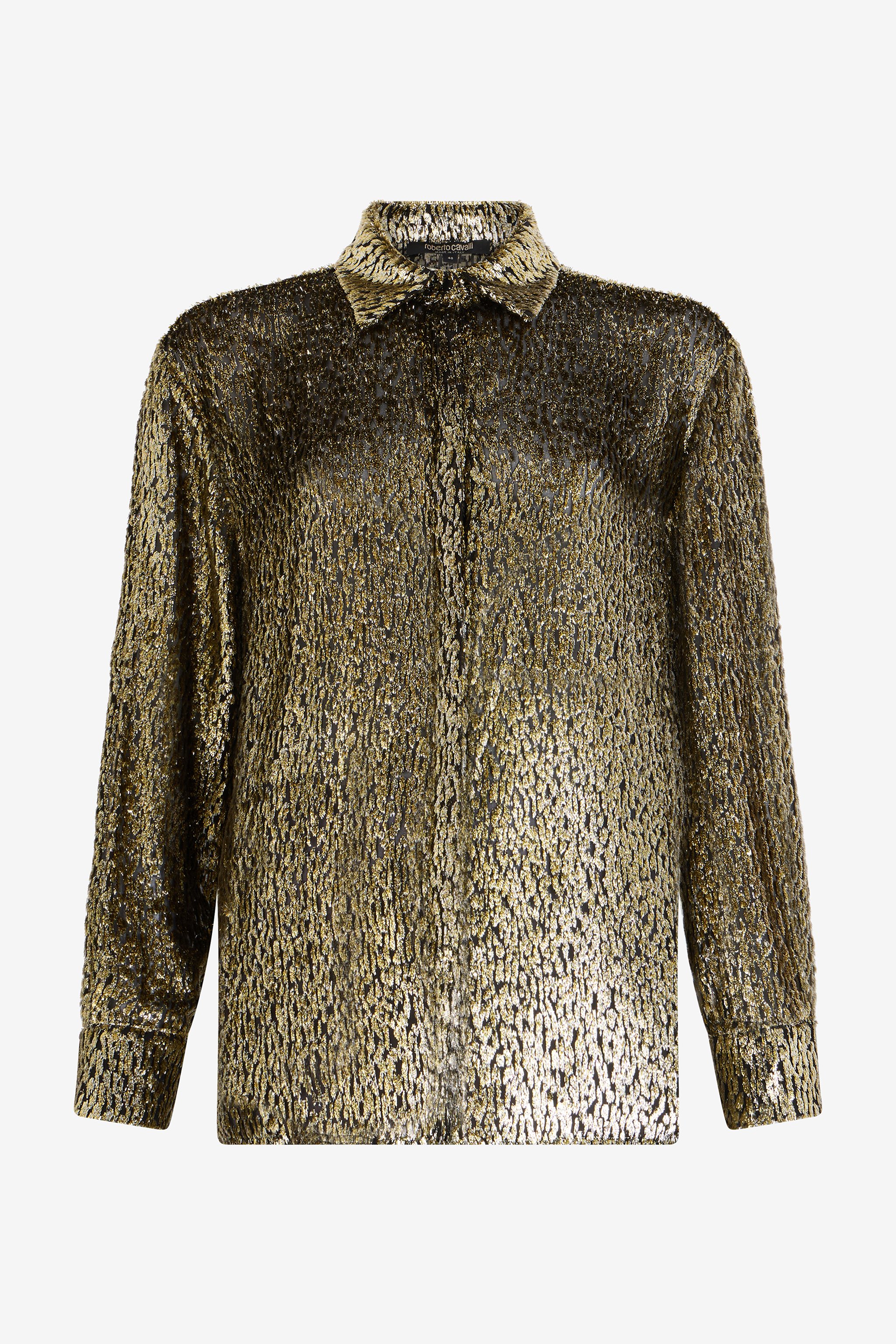 Leopard Lamé Shirt