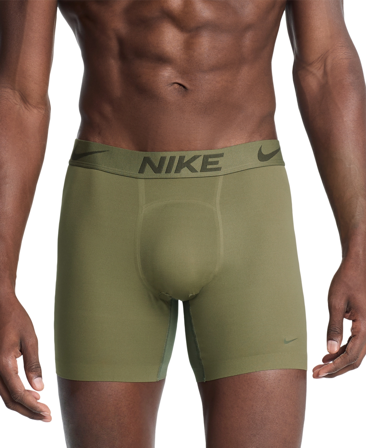 Men's Dri-fit Elite Micro Boxer Briefs - Olive