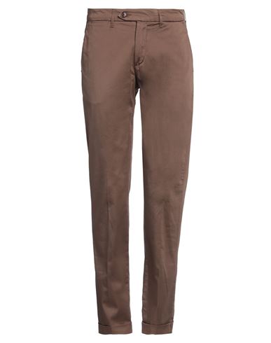 Man Pants Brown Size 30 Cotton, Elastane