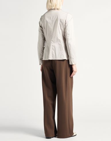 Woman Jacket Light grey Size 6 Cotton, Polyamide, Elastane