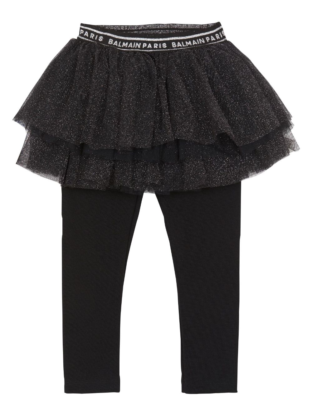 Glitter tutu leggings - Black