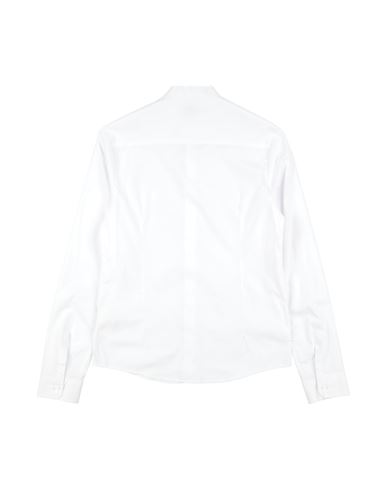 Bikkembergs Kid Boy Shirt White Size 16+ Cotton, Elastane