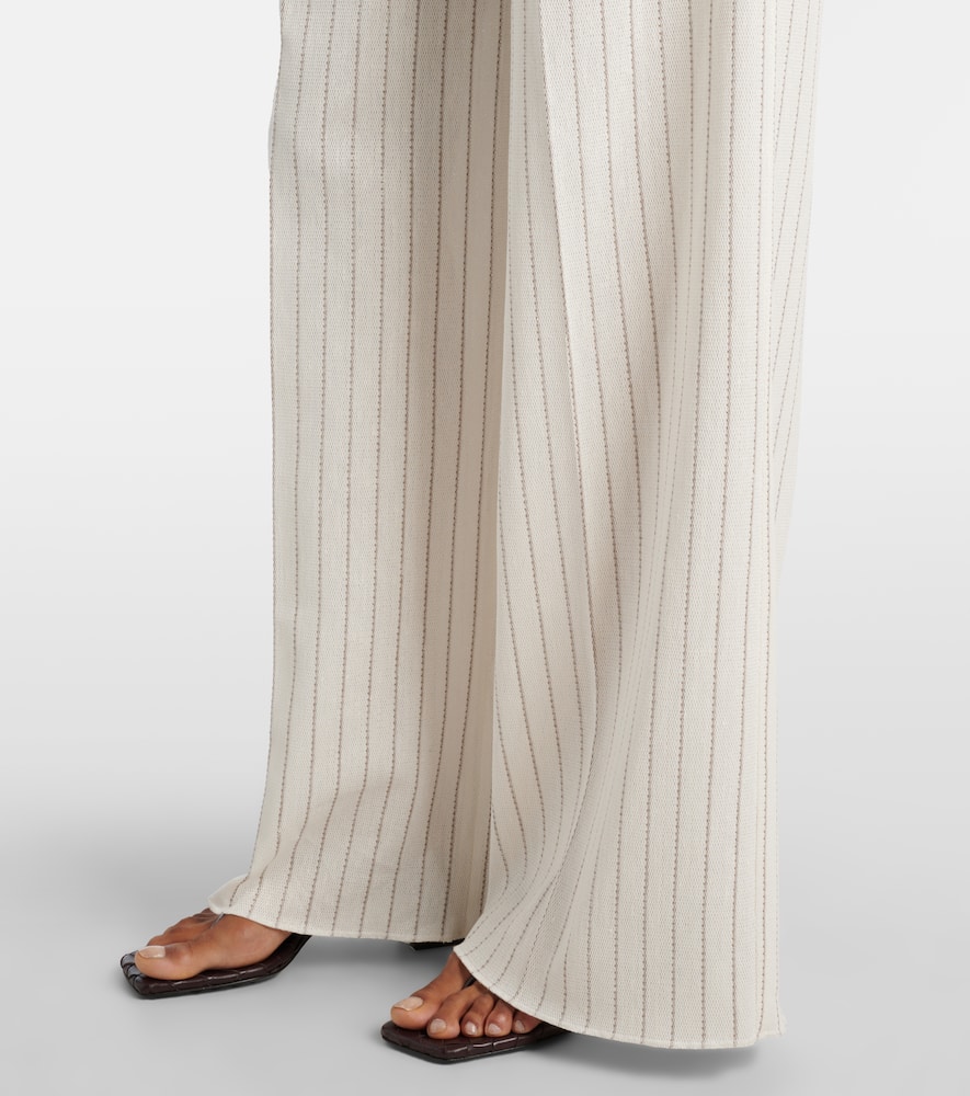 Clarion cotton and linen straight pants