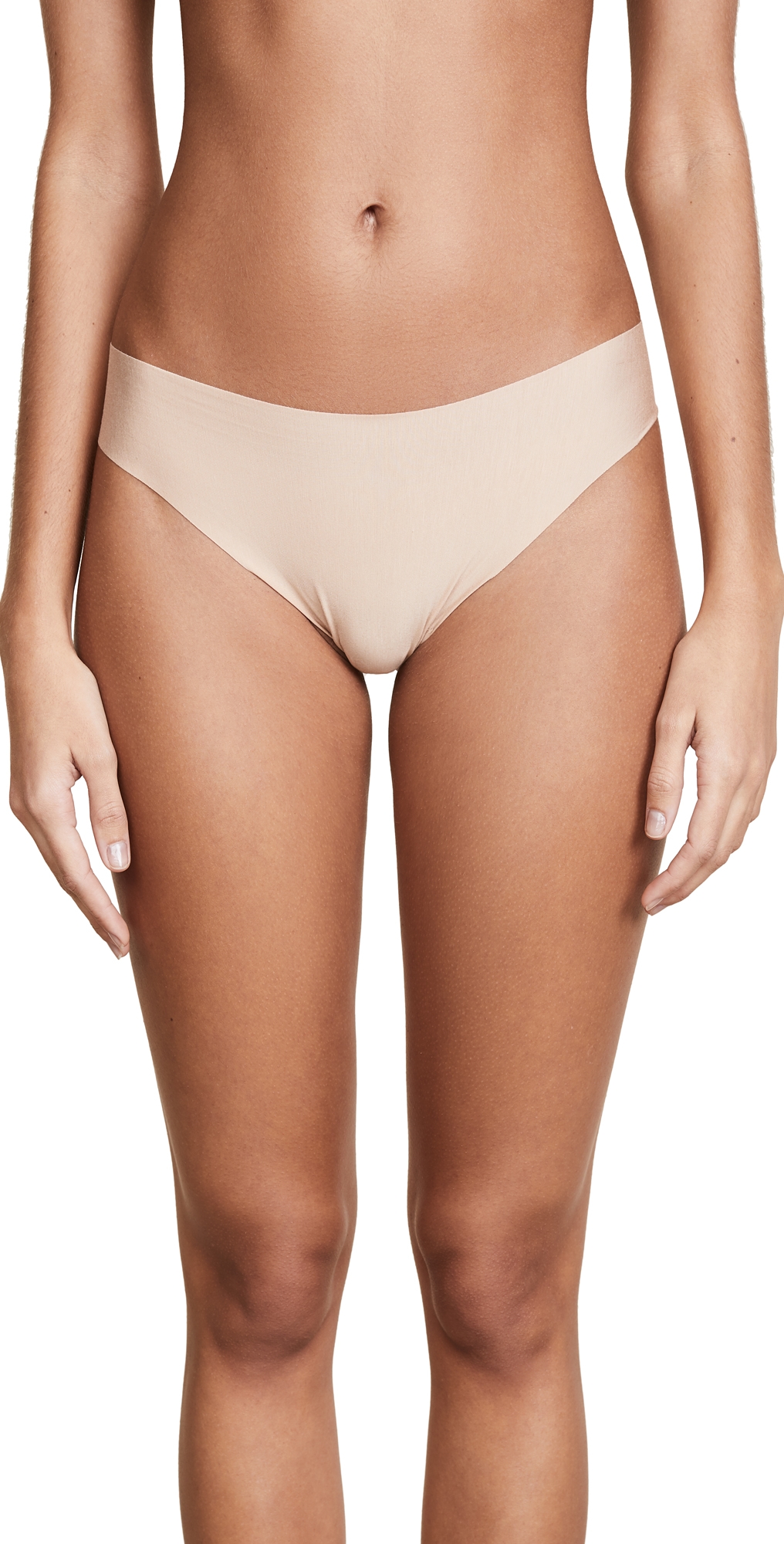 Butter Mid Rise Thong Almond