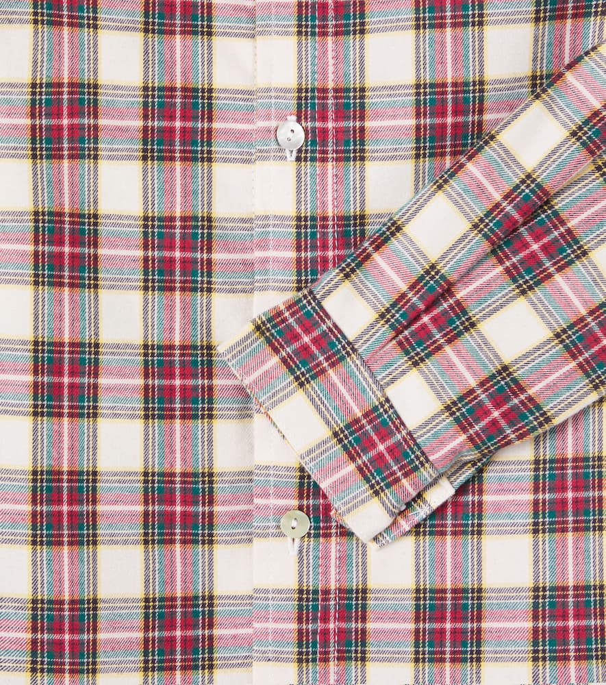 Nico checked cotton flannel shirt