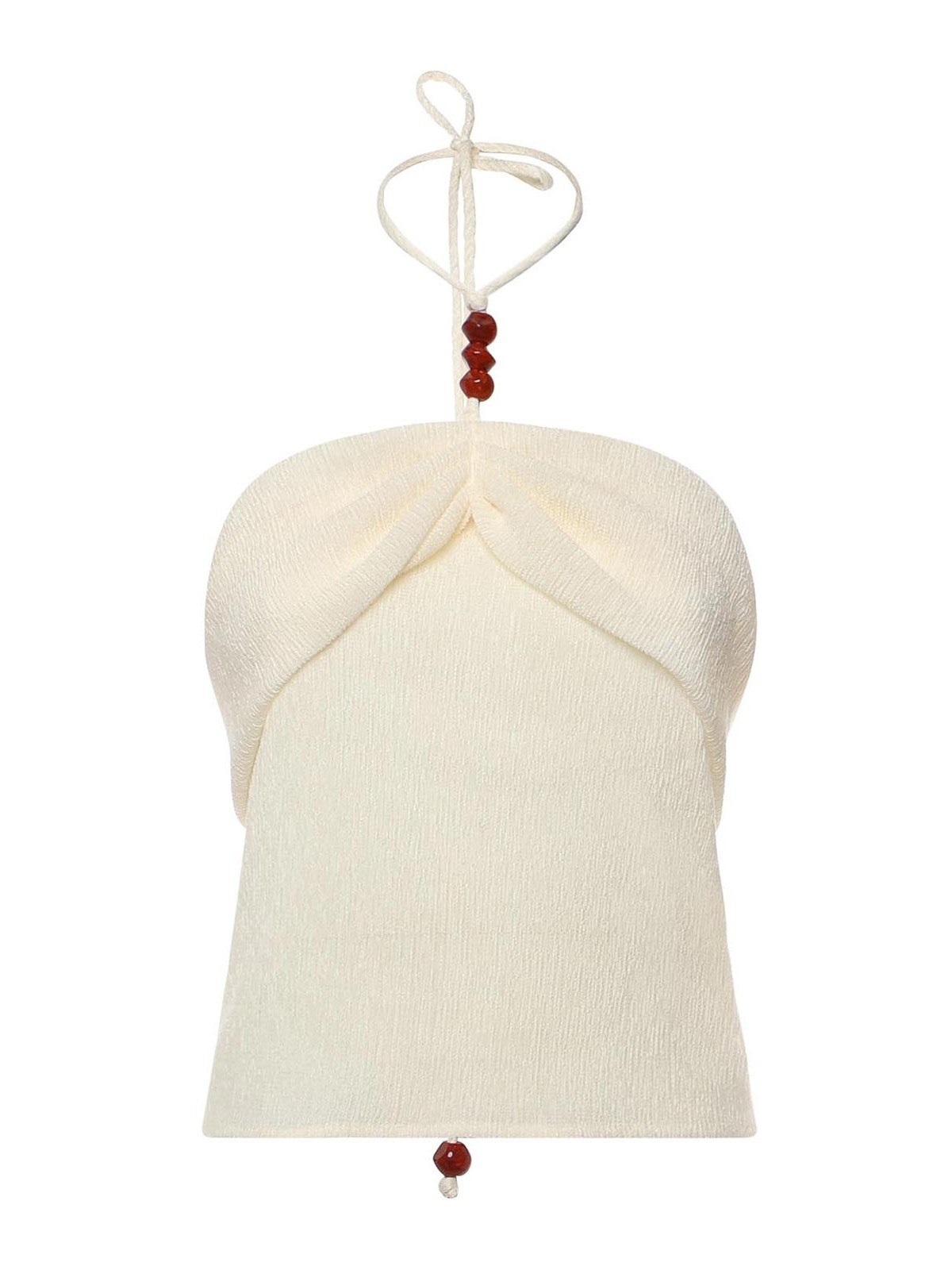 Draped Top With Beads