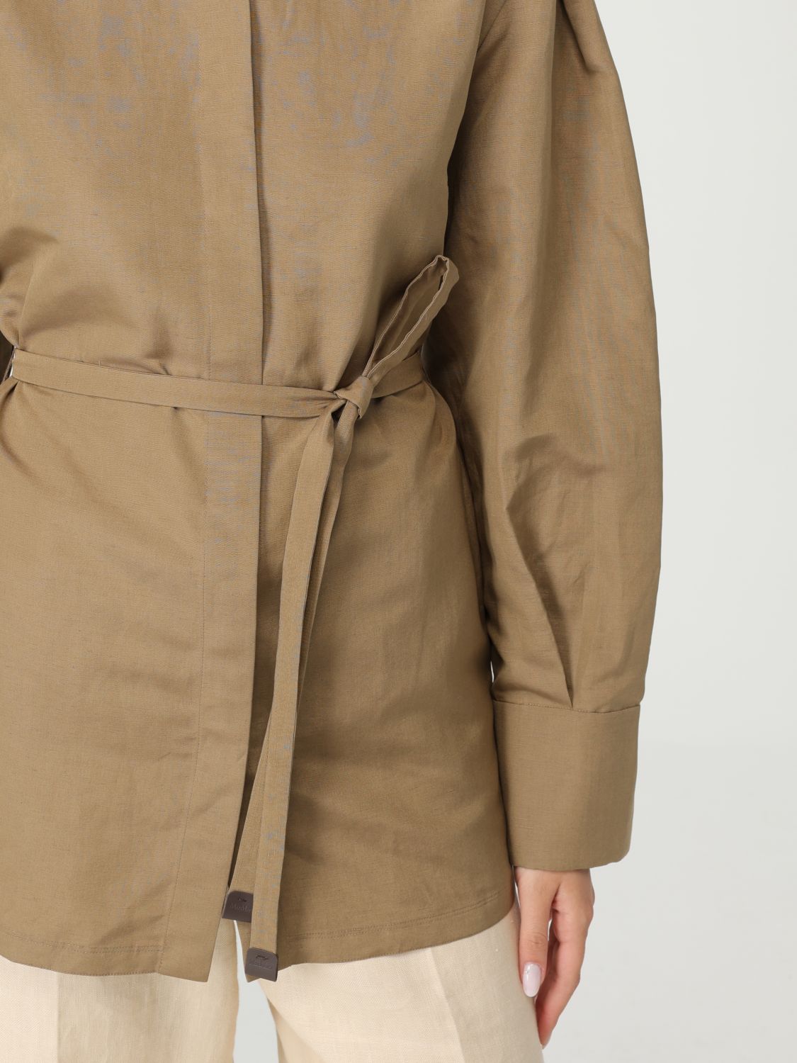 Sweater MAX MARA Woman color Coffee