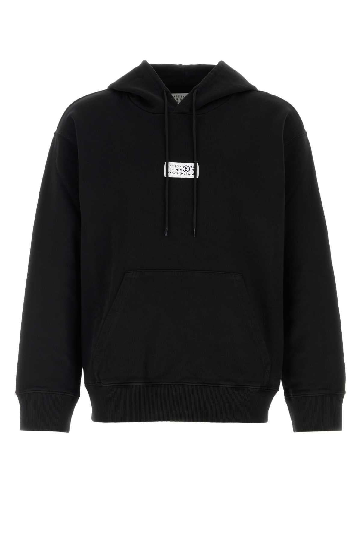 Logo-Patch Cotton Sweatshirt — Black