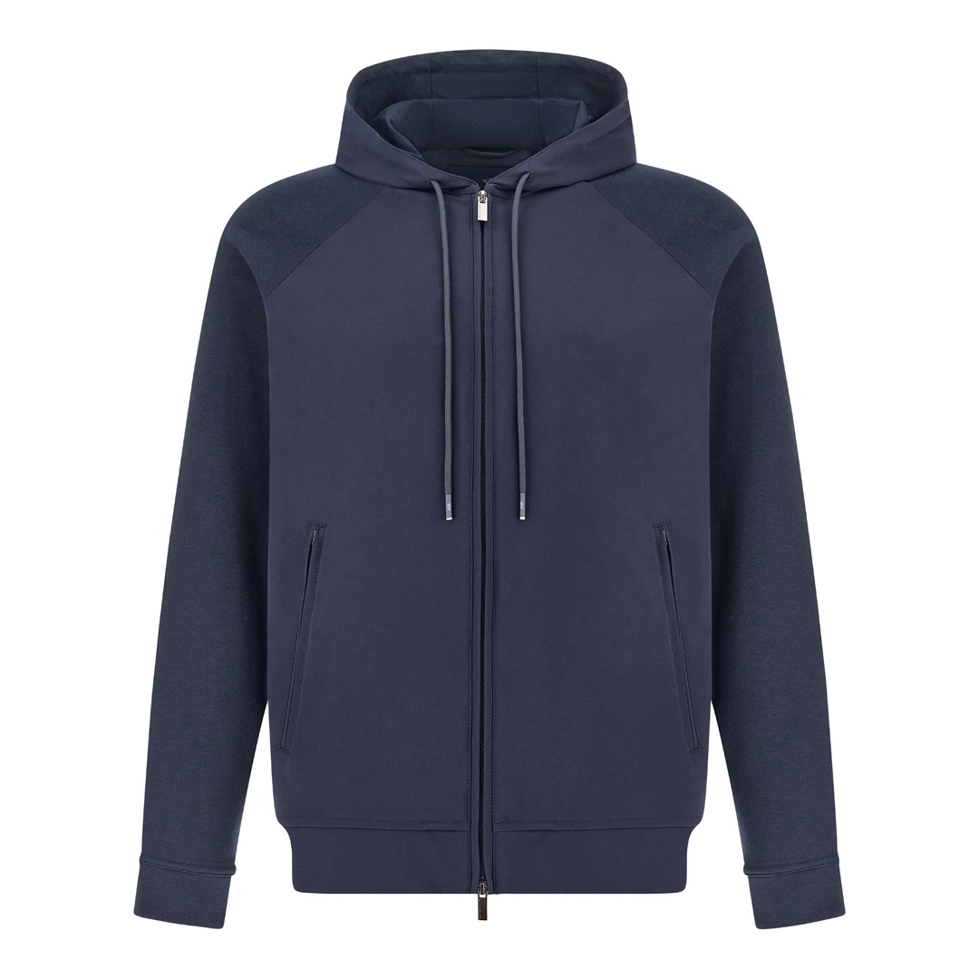 Hybrid sweatshirt in Dynamic and jersey, Man, Dama Blue