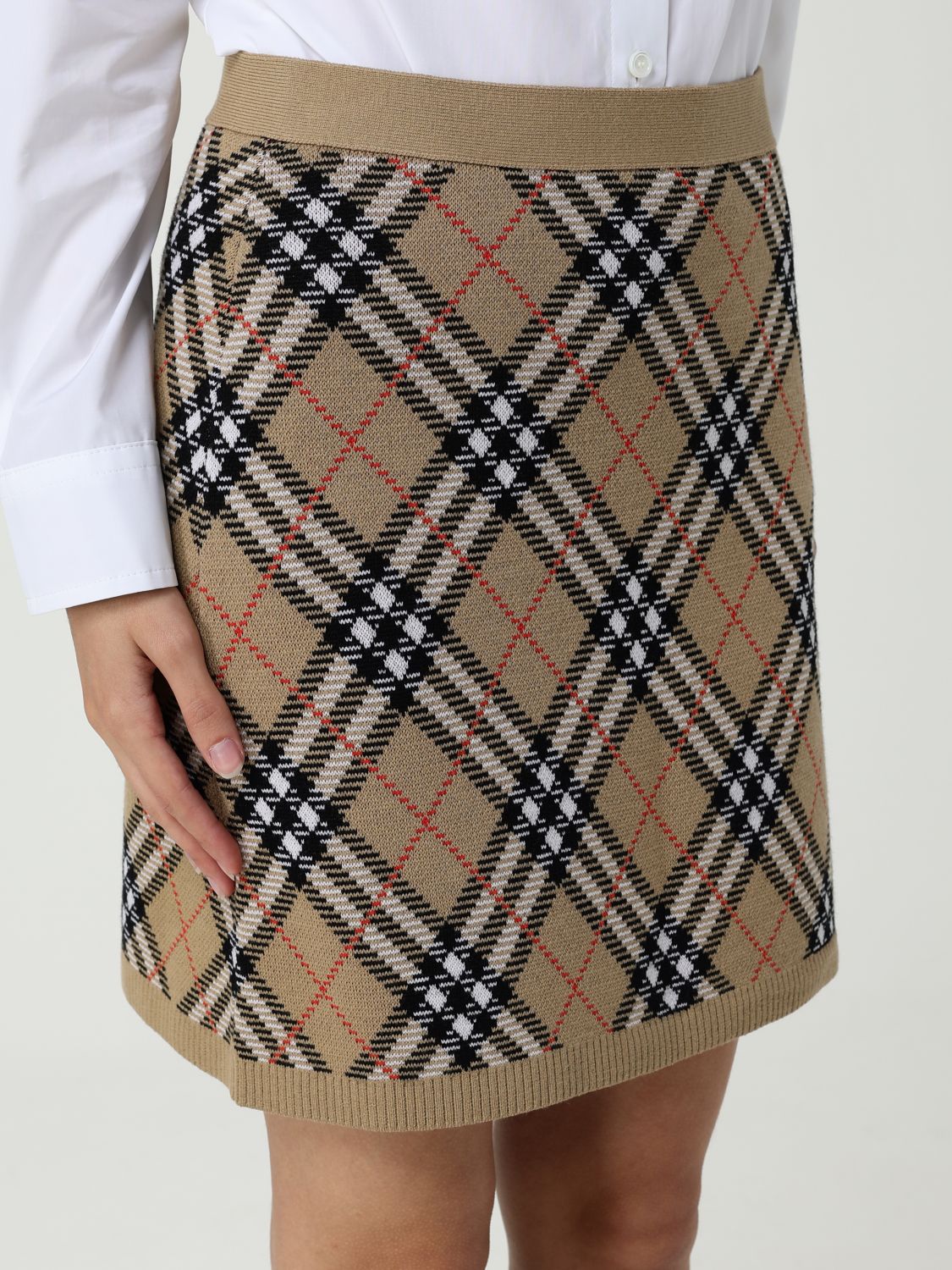 Skirt Woman color Sand