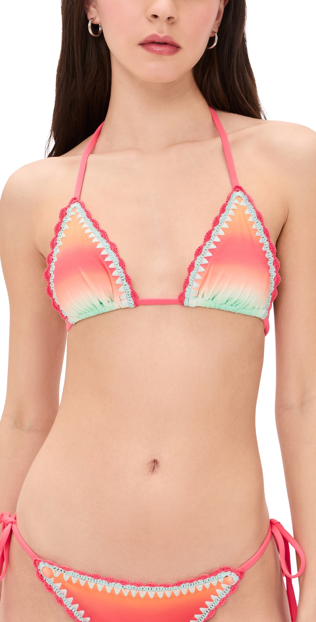 Winona Bikini Top Guava Jelly Crochet